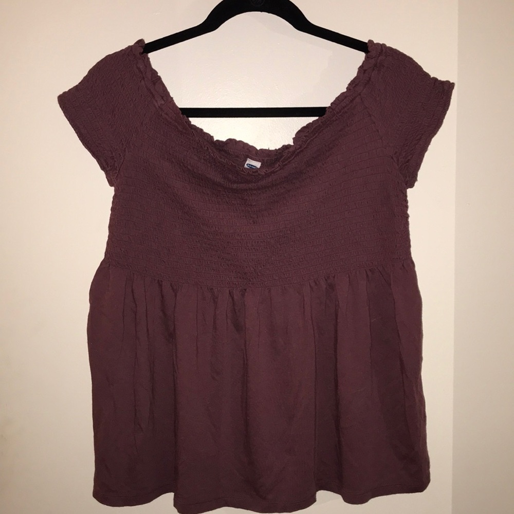 Off the Shoulder Peplum Top
